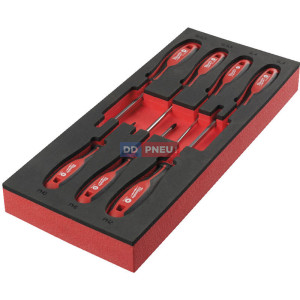 Penová vložka so sadou skrutkovačov SL MILWAUKEE – 7 ks