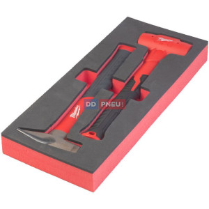 Penová vložka so zámočníckym kladivom 500g a paličkou bez spätného rázu MILWAUKEE – 2ks