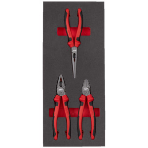 Penová vložka so sadou klieští MILWAUKEE – 3ks