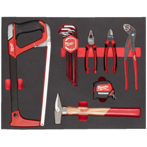 Penová vložka so sadou náradia MILWAUKEE – 15ks