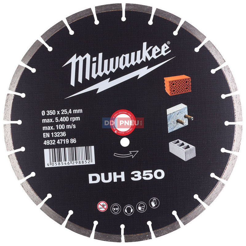 Diamantový kotúč MILWAUKEE DUH – 350 mm