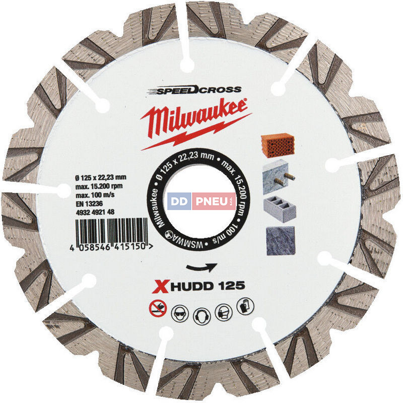 Diamantový kotúč MILWAUKEE Speedcross XHUDD – 125 mm