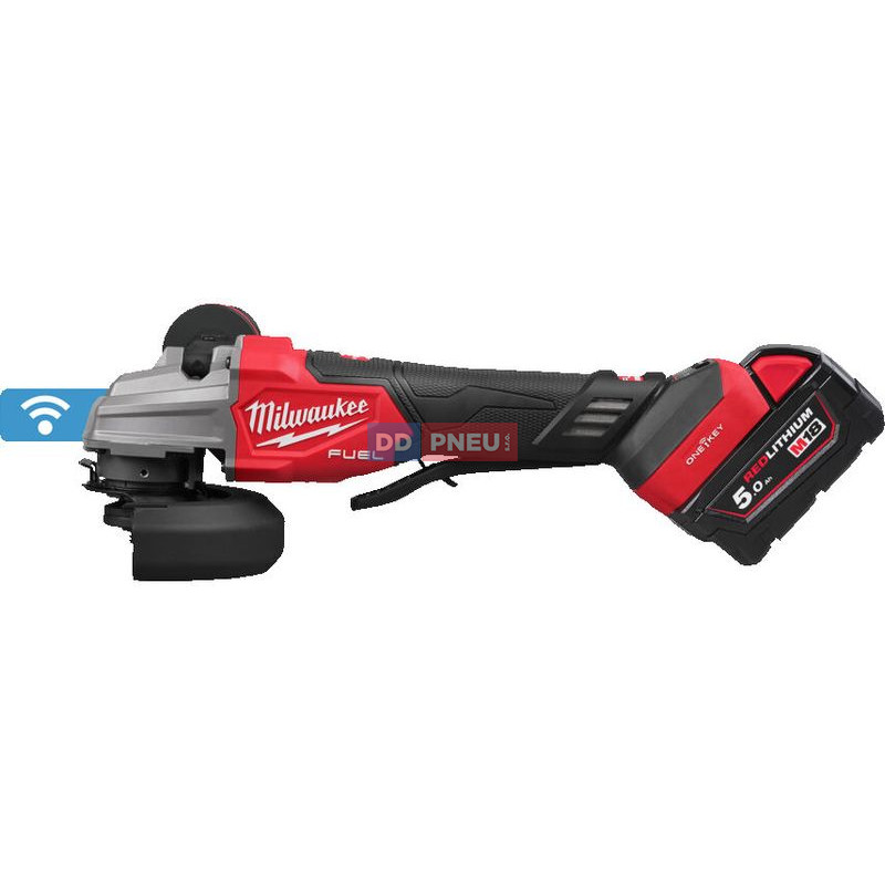 Aku uhlová brúska s brzdou a reguláciou otáčok MILWAUKEE M18 FSAGSVO125X-502X