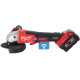 Aku uhlová brúska s kolískovým spínačom MILWAUKEE M18 ONEFSAG125XPDB-502X