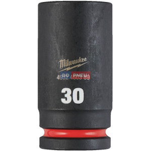 Priemyselné hlavice 3/4" dlhé MILWAUKEE SHOCKWAVE – 17 až 50 mm