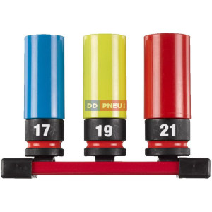Priemyselné hlavice 1/2" Milwaukee Schockwave – 17, 19, 21 mm Priemyselné hlavice 1/2" Milwaukee Schockwave – 17, 19, 21 mm