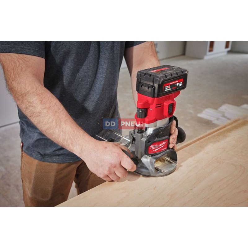 Aku horná frézka 12 mm MILWAUKEE M18 FR12KIT-0P – bez batérie