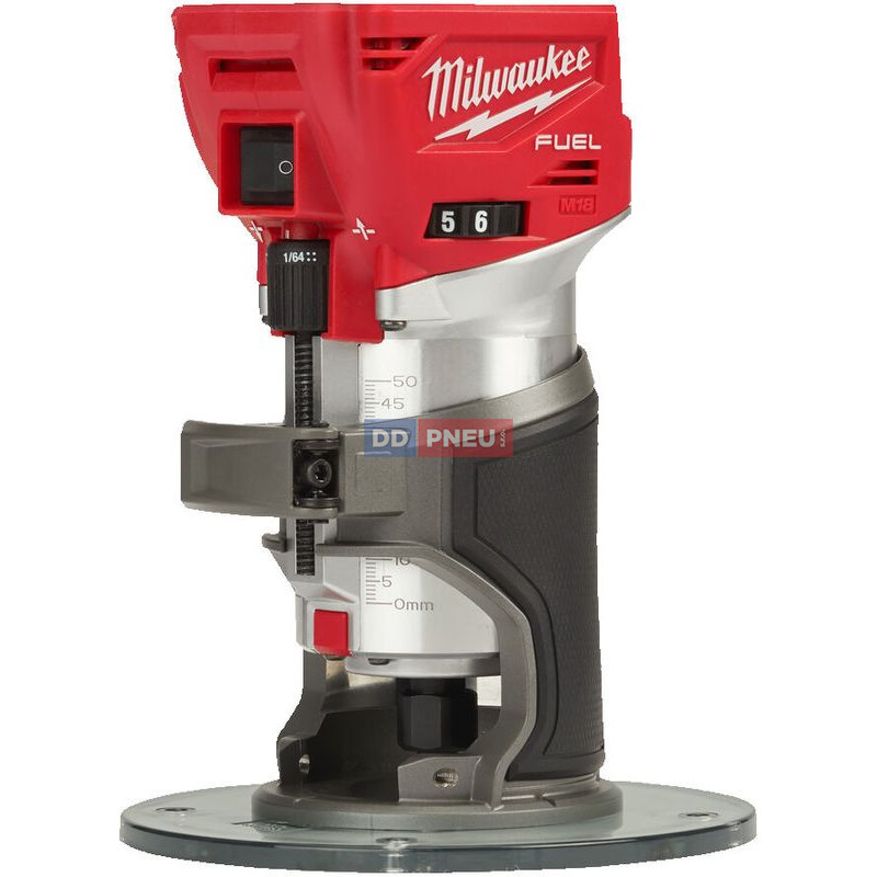 Aku horná frézka s objímkami 8 mm / 6 mm MILWAUKEE M18 FTR8-0X – bez batérie