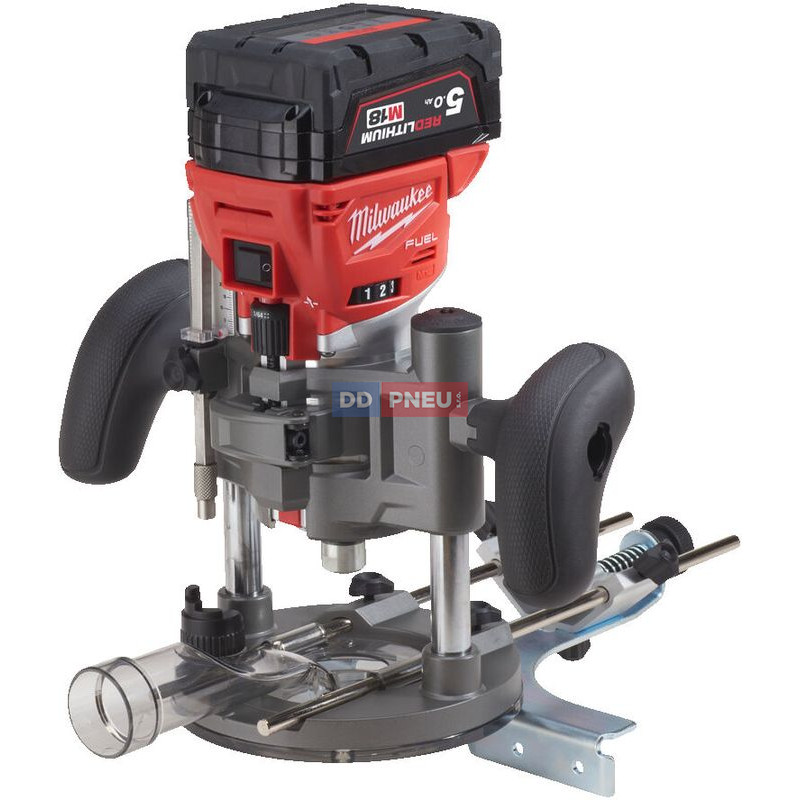 Aku horná frézka s objímkami 8 mm / 6 mm MILWAUKEE M18 FTR8-0X – bez batérie