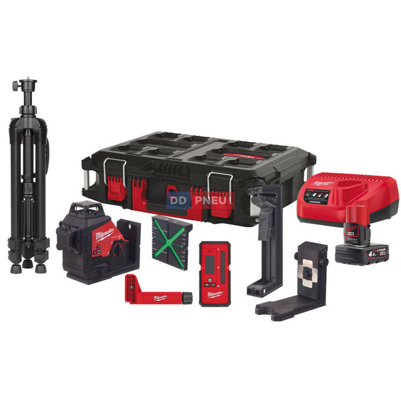 Aku laser MILWAUKEE M12 3PLKIT-401P s príslušenstvom