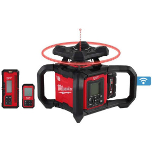 Aku laser s horizontálnym a vertikálnym rotačným laserom ONE-KEY™ MILWAUKEE M18 RLOHV1200-501C