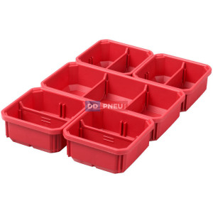 Sada priehradok pre MILWAUKEE PACKOUT™ štíhle organizéry – 5 ks