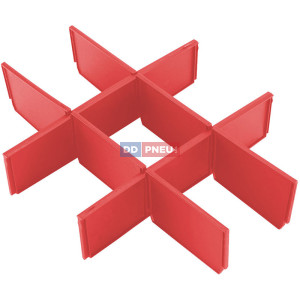 Sada priehradok do MILWAUKEE PACKOUT™ boxu s 3 zásuvkami – 8ks