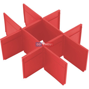 Sada priehradok do MILWAUKEE PACKOUT™ boxu s 2 zásuvkami – 8ks