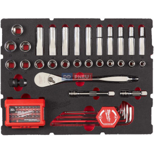 Penová vložka PACKOUT™ s 1/2″ nástrčnými kľúčmi a račňou – 70 ks