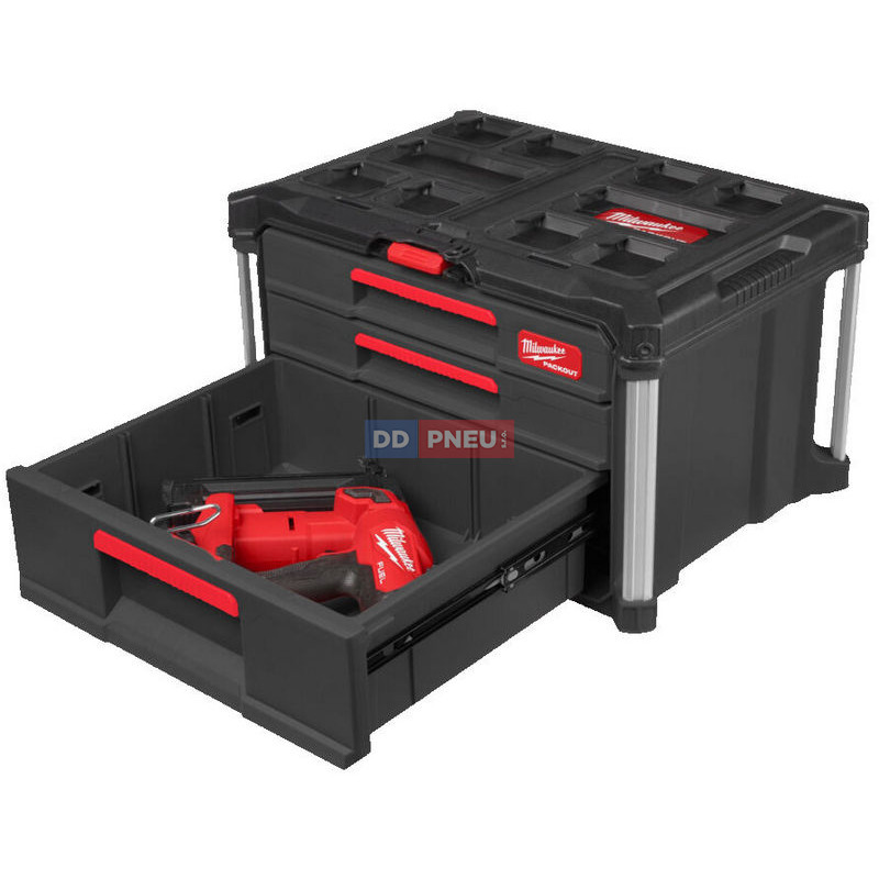 Systém MILWAUKEE PACKOUT™ s 2+1 zásuvnými boxmi