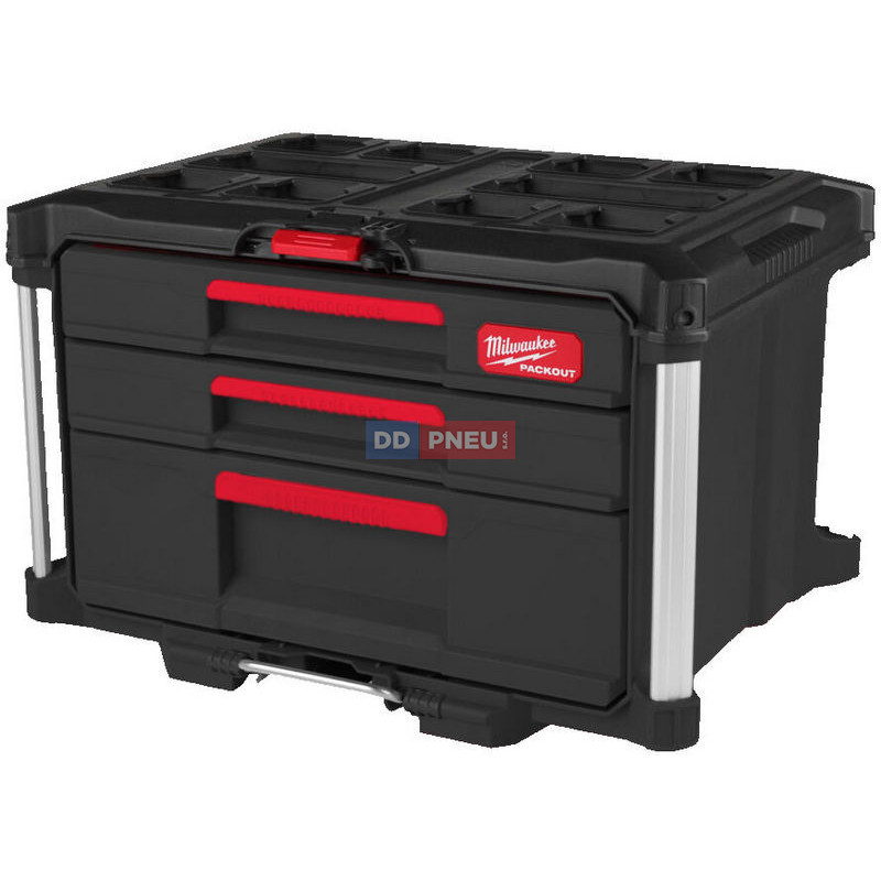Systém MILWAUKEE PACKOUT™ s 2+1 zásuvnými boxmi
