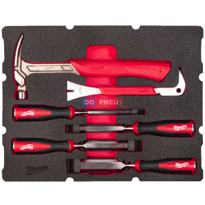 Penová vložka MILWAUKEE PACKOUT™ so sadou náradia na drevoobrábanie – 6 ks