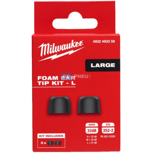 Sada náhradných špuntov do uší z pamäťovej peny, veľkosť L – 5 párov Sada náhradných špuntov do uší z pamäťovej peny, veľkosť L – 5 párov