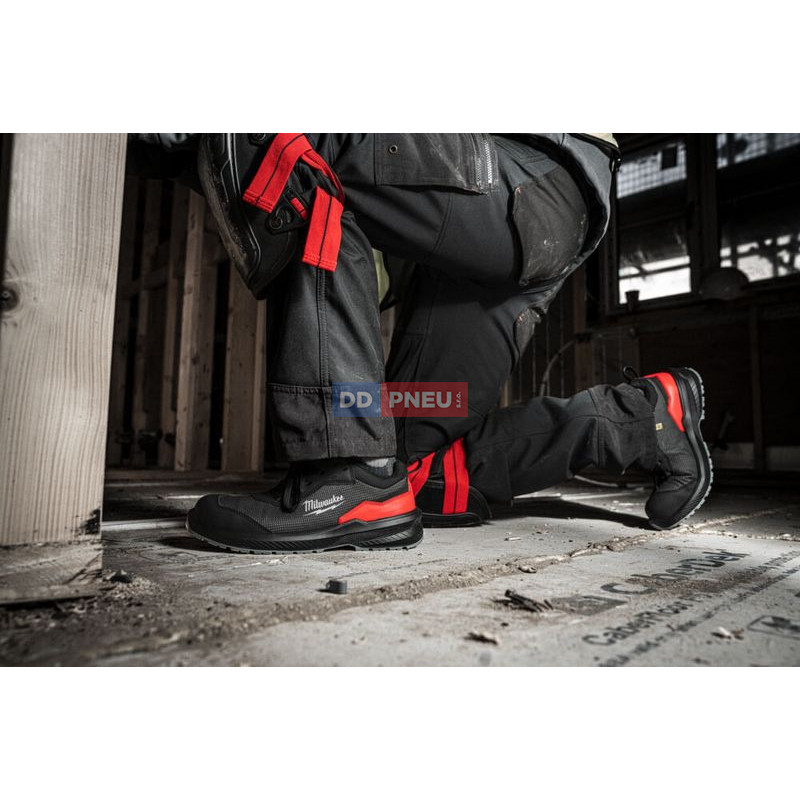 Bezpečnostné poltopánky MILWAUKEE Flextred™ S1PS 1L110133 – textilné, čierne