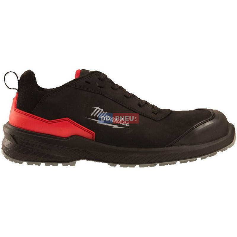 Bezpečnostné poltopánky MILWAUKEE Flextred™ S3S 1M110133 – kožená, čierna
