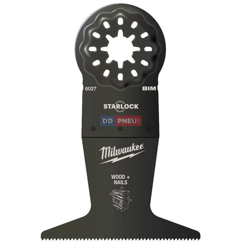 Bimetalový nôž MILWAUKEE pre široké ponorné rezy do dreva s klincami – šírka 65 mm
