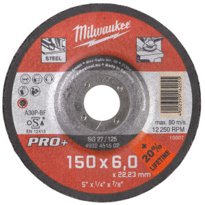 MILWAUKEE brúsny kotúč na kov PRO+ SG 27/150