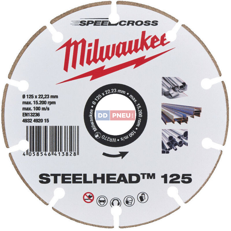 Diamantový kotúč MILWAUKEE STEELHEAD – 125 mm