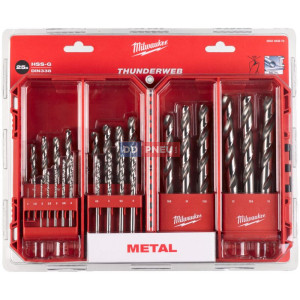 Súprava vrtákov MILWAUKEE THUNDERWEB HSS-G – 25 ks Súprava vrtákov MILWAUKEE THUNDERWEB HSS-G – 25 ks