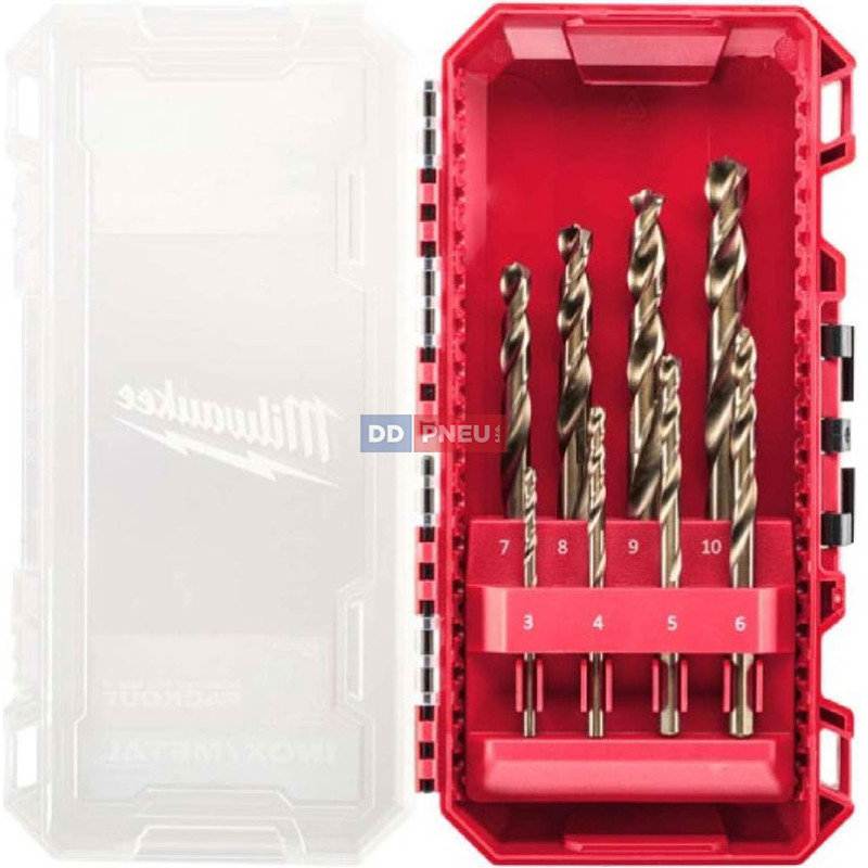 Súprava vrtákov MILWAUKEE RED COBALT HSS-G DIN 338 – 8 ks