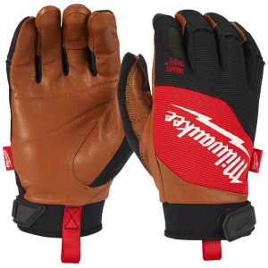 Pracovné hybridné kožené rukavice MILWAUKEE