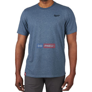 Hybridné tričko MILWAUKEE s krátkym rukávom – modré 