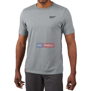 Hybridné tričko MILWAUKEE s krátkym rukávom – šedé Hybridné tričko MILWAUKEE s krátkym rukávom – šedé