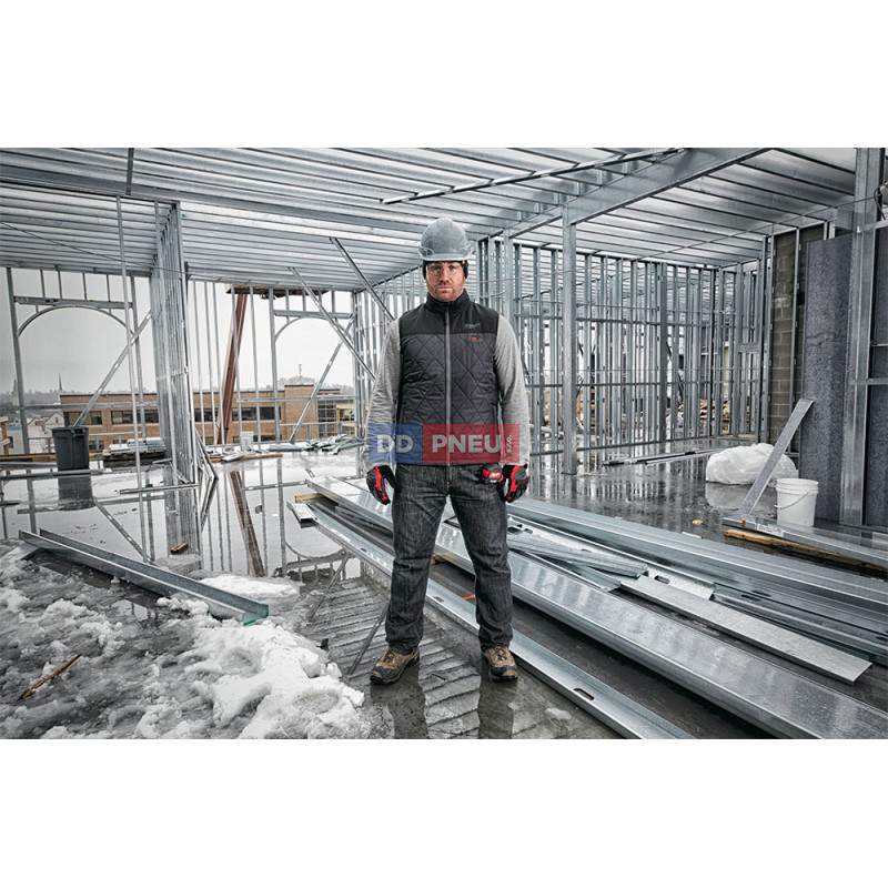 Vyhrievaná prešívaná vesta MILWAUKEE M12 HPVBL2-0 – bez batérie