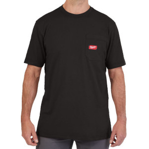 Pracovné tričko krátky rukáv MILWAUKEE – čierne