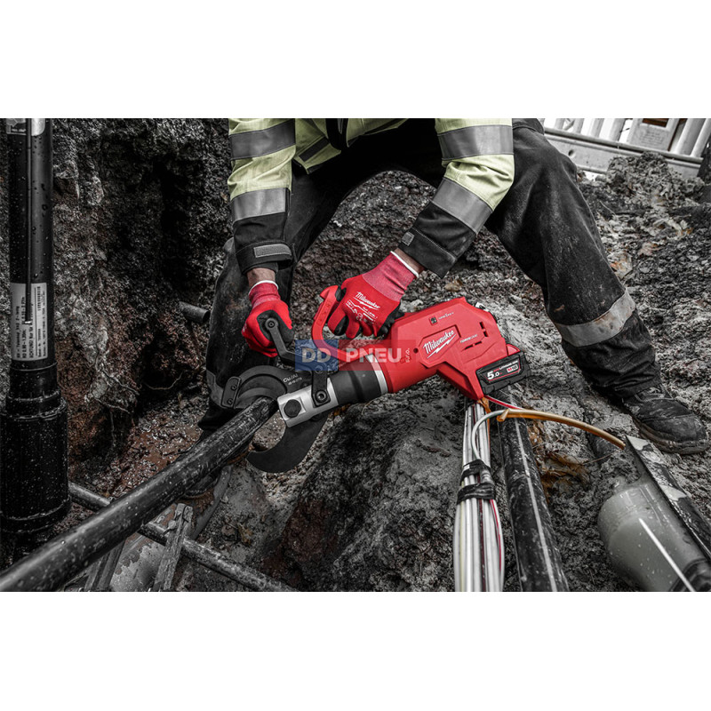 Aku hydraulické nožnice na zemní kabely MILWAUKEE M18 HCC75R-502C