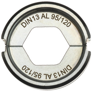 Krimpovacie čeľuste Milwuakee DIN hliník pre kompresné káble a konektory 16-300 mm