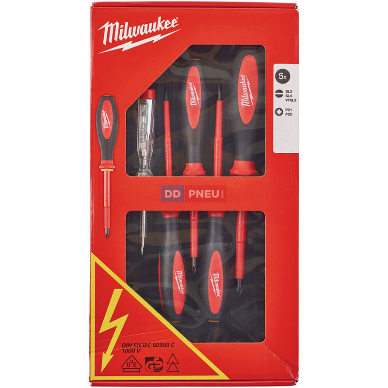 Sada skrutkovačov VDE MILWAUKEE – 5 ks
