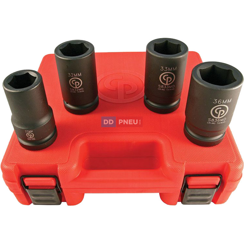 Pneumatický rázový uťahovák 1" Chicago Pneumatic CP7782-6 + sada 4ks nástrčných kľúčov 1'' SS814D