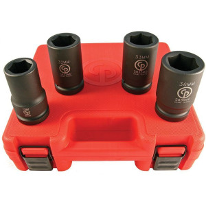 Súprava metrických hlavíc 1" Chicago Pneumatic SS814D – 4ks