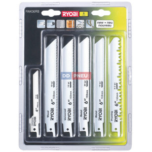 RAK06RB sada plátkov do šabľových píl – 6ks RAK06RB sada plátkov do šabľových píl – 6ks