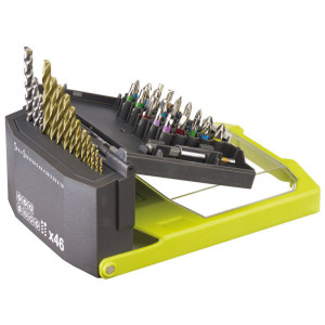 RAK46MIX sada vrtákov a skrutkovacích bitov – 46 ks RAK46MIX sada vrtákov a skrutkovacích bitov – 46 ks