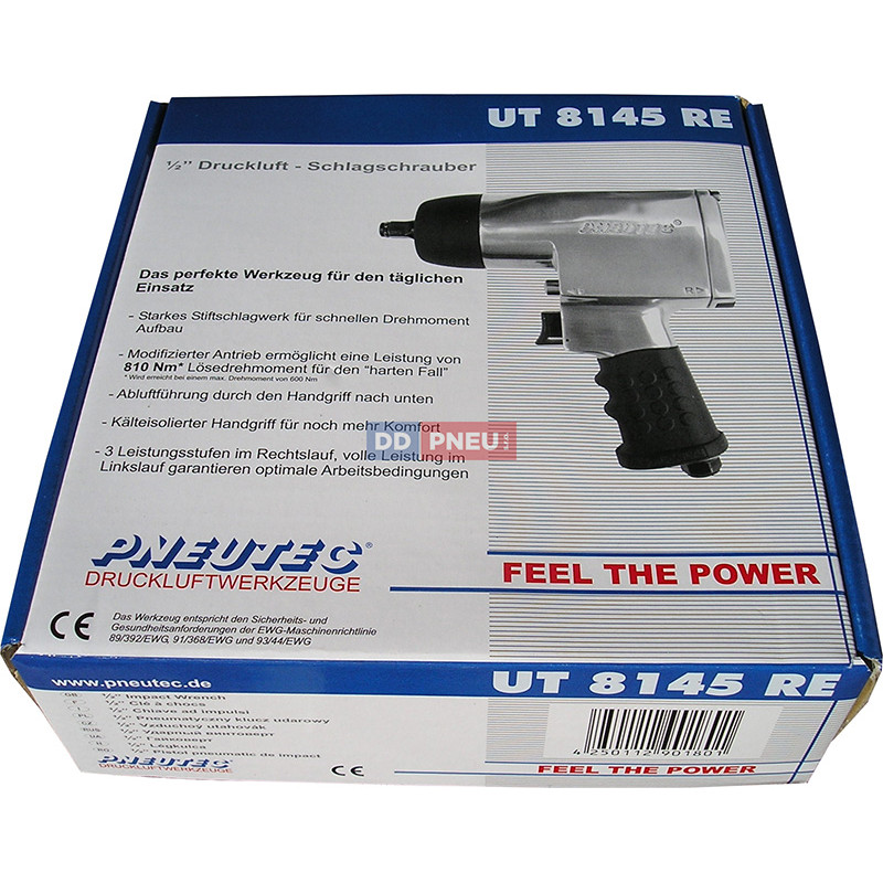 Pneumatický rázový uťahovák 1/2" Pneutec UT 8145 RE