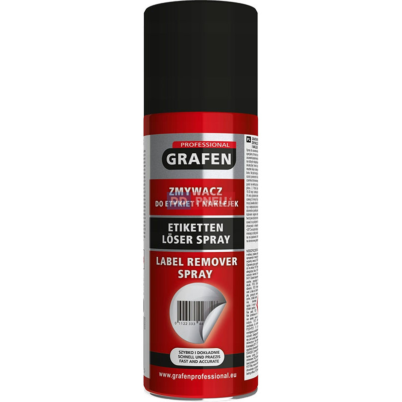 Odstraňovač štítkov v spreji Grafen Professional – 200 ml