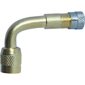 Zahnuté kovové predĺženie ventilu 90° Zahnuté kovové predĺženie ventilu 90°