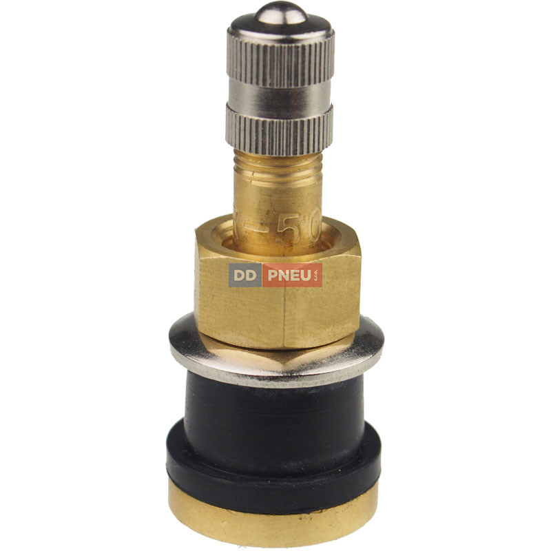 Bezdušový ventil TR501 balón – rovný, diera 16mm, dĺžka 38 mm