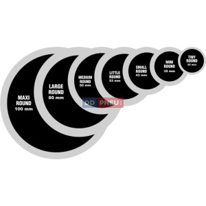 Guľatá záplata na duše R-53 Bestpatch – 53mm, 32 ks Guľatá záplata na duše R-53 Bestpatch – 53mm, 32 ks