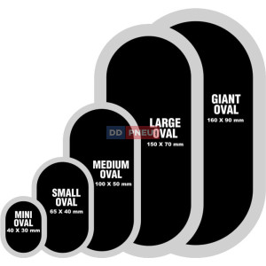 Oválna záplata na duše O-100 Bestpatch – 100x50mm, 20 ks Oválna záplata na duše O-100 Bestpatch – 100x50mm, 20 ks