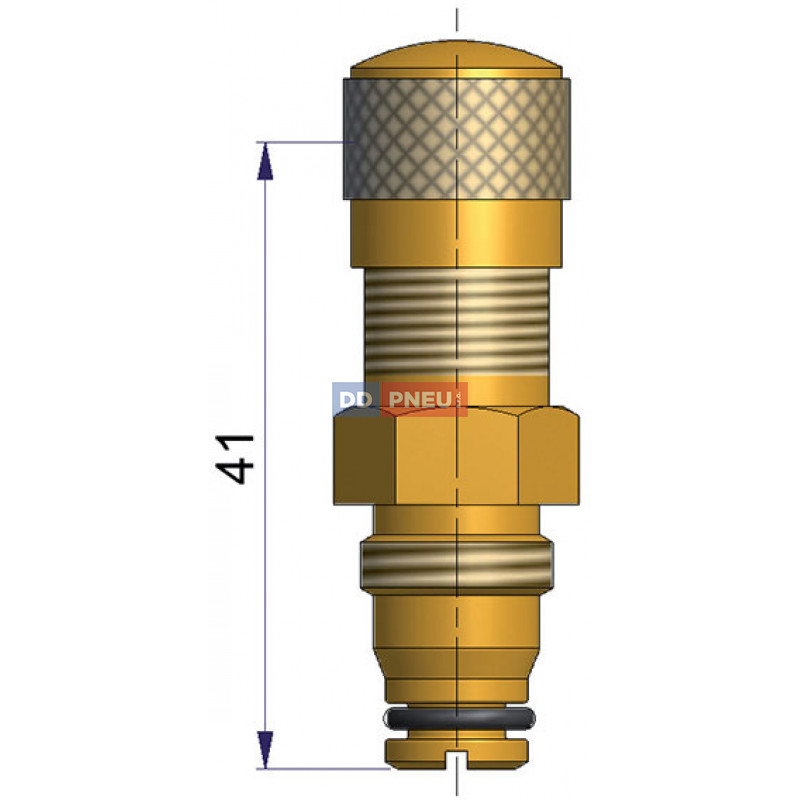 T0RJ670 bezdušový ventil EM – dĺžka 41mm