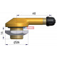Bezdušový ventil typ Sephie – 1x zahnutý, diera 16mm, dĺžka 40mm, závit 14mm